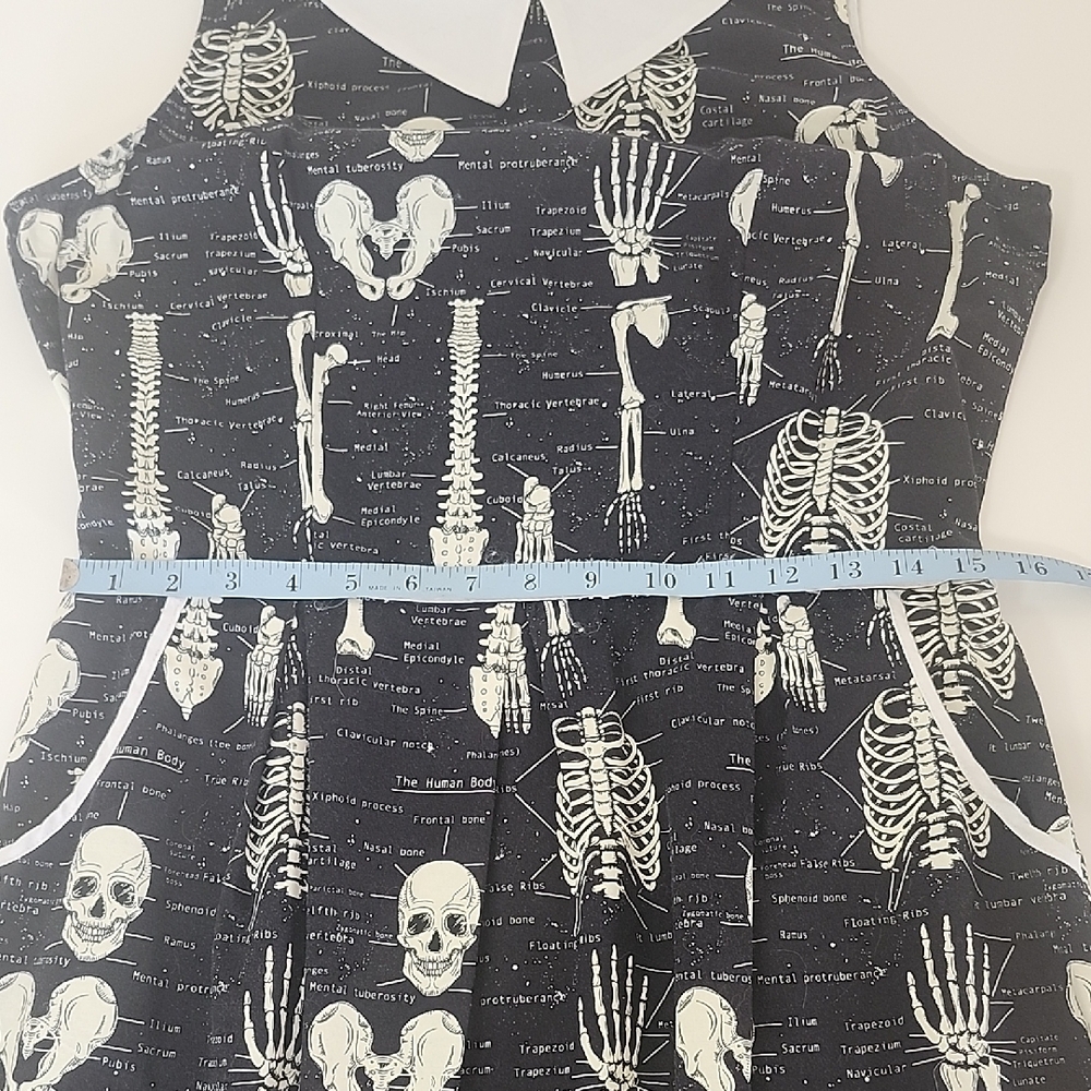 Modcloth Rad To The Bone Retro A-line Dress - Picture 2 of 10